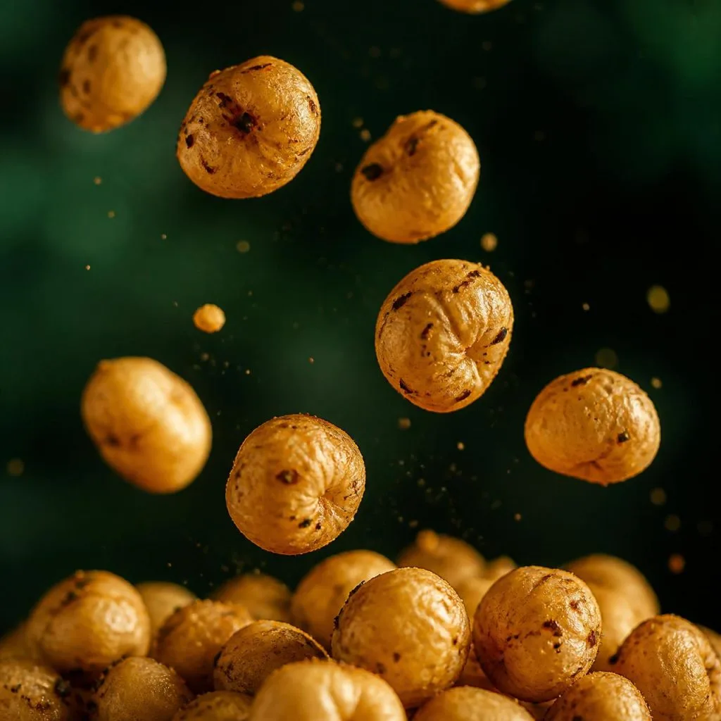 Falling roasted makhana